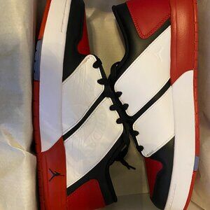 Jordan Nu Retro 1 Low "Bred Toe" - Men's Sneakers Red Black White
